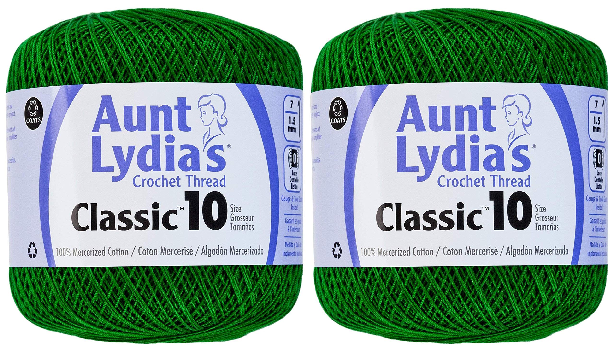 Amazon.com: Aunt Lydia'S Classic Crochet Thread Size 10-Myrtle